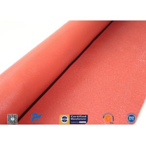 1mm Red Silicone Coated Fiberglass Fabric Cloth Electrical Insulation High