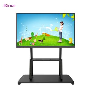 Movable Interactive Whiteboard Stand With Wheels And Mount For Interactive Flat