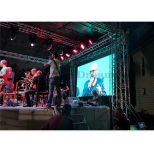 Durable Outdoor LED Screen Rental P6 Matrix Electronic Media For Stage Board