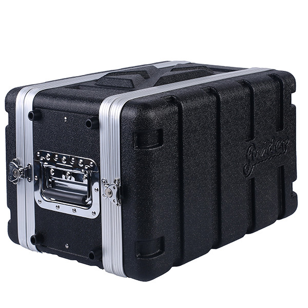 Quality Durable  ABS 8" Depth 6u Shallow Flight Case 4X Laches wholesale
