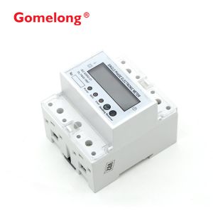 Single Phase Energy Consumption Reset Din Rail Electricity Meter