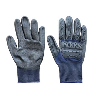 XL Hard-knuckle Anti-slip Palm Microfiber Leather Screen Touch Gloves for Secure