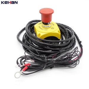 JST 250A 8mm Emergency Stop On Off Industrial Push Button Switch with RJ45