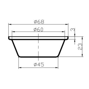 Rk Bakeware China Self Cutting Savoury Pie Tin Pallet Tray