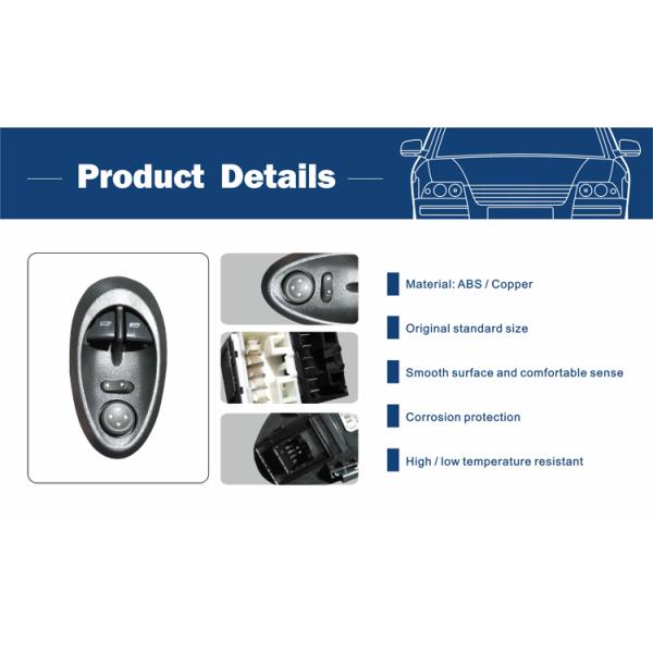 Car Auto Electric driver side Glass Window Power Lifter Control Switch For Iveco Daily 1999