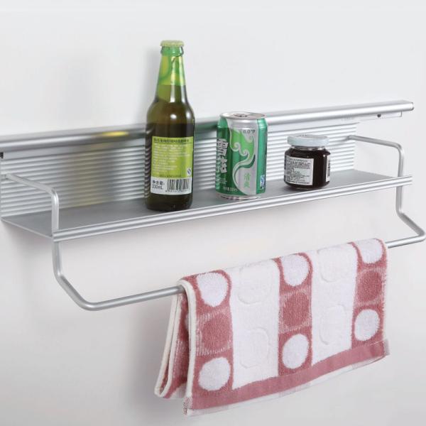 Quality Luxury Italy style aluminum different designs racks and shelves with hooks wholesale