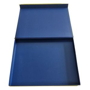 Paperboard Packaging Book Shaped Gift Box Custom Photo Presentation Eco -