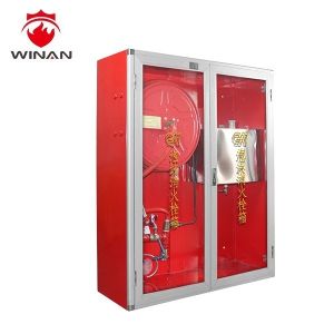 Single Jacket Hose Recessed Fire Hose Reel Cabinet For Fire Extinguisher