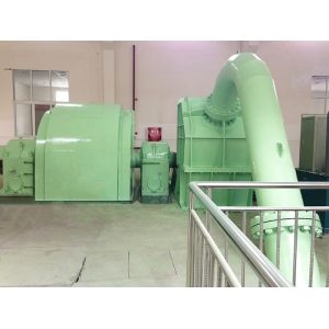Impeller Pelton Hydro Turbine Generator 100kw With Middle And High Water Head