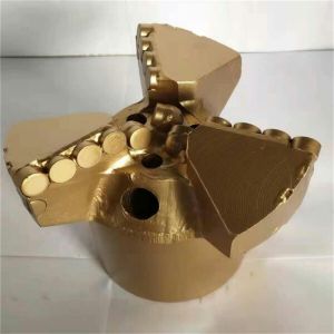China PDC No Core Drill Bit 1308 Cutter Tips for Core Drilling 3 Wings 133 mm Diamond Head Hard Rock Drilling Bit PDC on sale