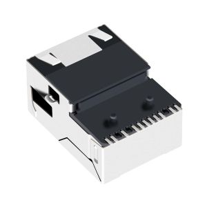 LPJ19911ADNL Magnetic SMD Jack 10/100Mbps Ultra Low Profile Rj45 Connector
