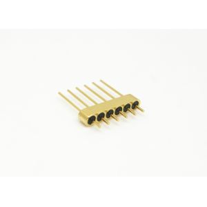 Cheap 6 Pins Hermetic Glass To Metal Seal Connectors Kovar 4J29 Material For Sensor for sale