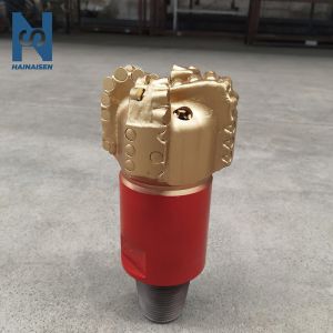 4 Blade PDC Core Drill Bits Tungsten 6 Nozzle Well Drill Head