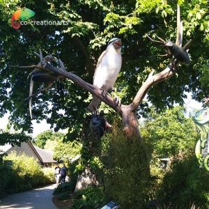 ISO Garden Ornaments Realistic Animatronic Looking Bird Lifelike Animals