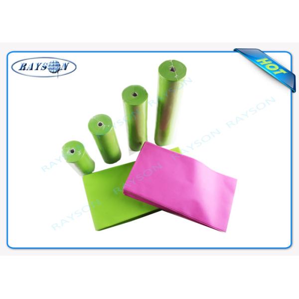 1M x 1M Square Eco - Friendly Non Woven Tablecloth , Birthday Party Table Cloth