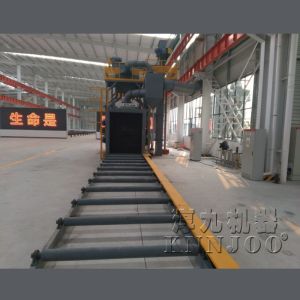 Surface Continuous Treatment 700mm Industrial Shot Blaster Roller Conveyor Type