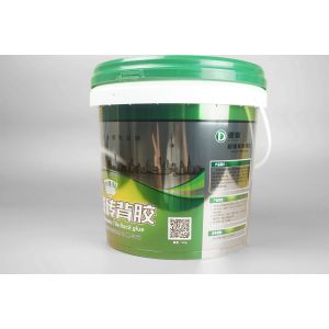 Clear PP Plastic Round Plastic Buckets With Lids