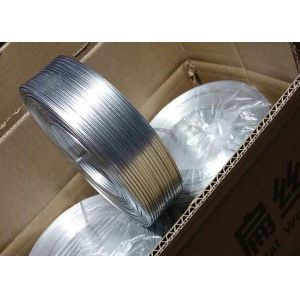 Buy cheap Cooper Coat Galvanized Flat Wire For Stitching / Carton Binding Wire from wholesalers
