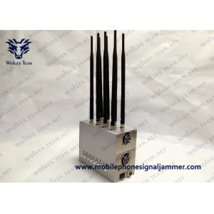 Built-in Cooling Fan Mobile phone Jammer High Power GPS LoJack 3G Cell Phone