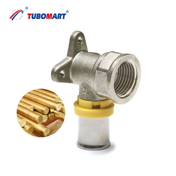 Quality OEM Brass PEX-AL Crimp Fittings STRAIGHT MALE UNION for Pex Al Pex Multi-layer Plastic Water and Gas Pipe with ISO9001/ISO17484 wholesale
