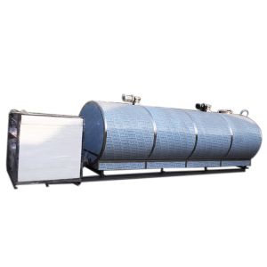 380V 50Hz Milk Cooling Tank With R404A Refrigerant