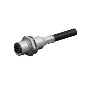 M12 Waterproof Connector 4-Pin hole pattern socket Female Solder Mount Socket