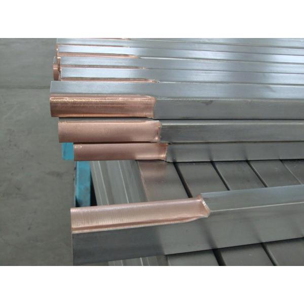 Stainless Steel Custom Metal Components Clad Copper Busbar For Electroplating
