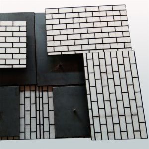Hot Vulcanization Alumina Ceramic Liner Welded Industrial Ceramic Linings For