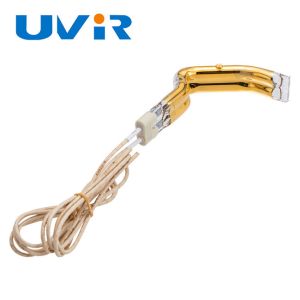 China Tungsten Filament Infrared Heater Lamp L-Type Quartz Tube on sale