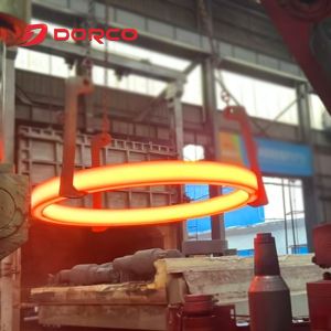 Fully Automated Horizontal Ring Rolling Machine with Water Cooling and Emergency