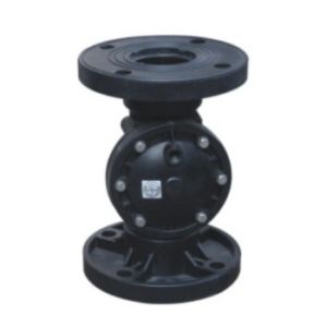 China Black Industrial Diaphragm Valves , Diaphragm Operated Control Valve Y Shape on sale