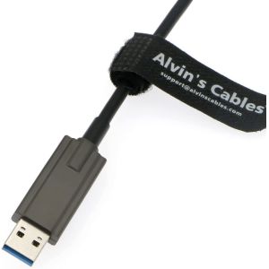 Alvin'S Cables USB 3.0 To Micro B Fiber Optics Data Cable For Basler ACE Camera