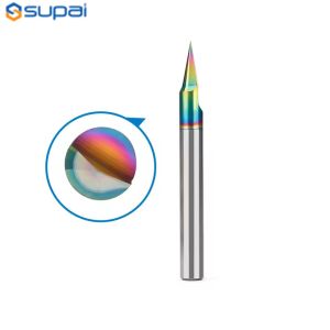 Carbide Cutting Tools Engraving Milling Tools With Color-Coating V Grooving