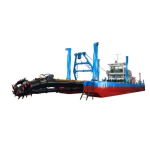 Cheap 2000M Discharge Distance Small Sand Dredging Ship with Cutter Head 80Cbm/h for sale