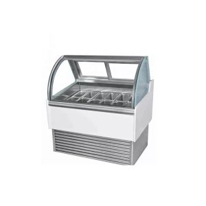 -18 Centigrade 1000W Cake Counter Fridge For Ice Cream