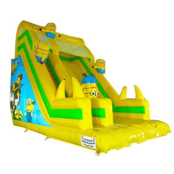 Quality Children Fun Park Yellow Inflatable Minions Slide For Rentals wholesale