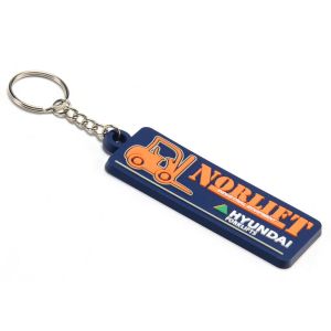 Custom Designed 2D Flat Soft Touch PVC Rubber Keychain, Custom Promotional