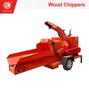 5-Blade High Speed Cutting Tree Branch Crusher Wood Chipper