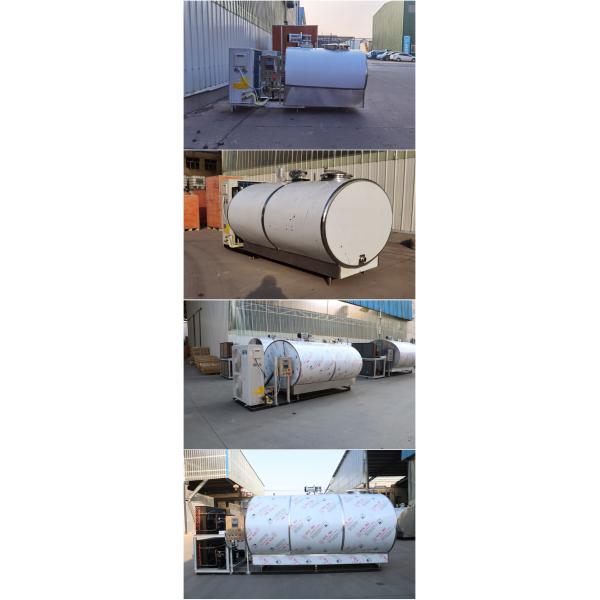 SUS 304 stainless steel vertical milk cooling tanks
