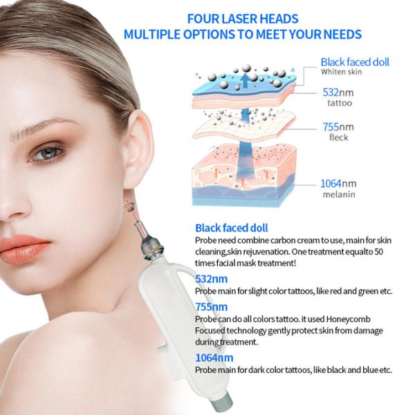 Pigment Removal Q-Switched ND YAG Laser Tattoo Removal ф7 And ф8 Yag Bars