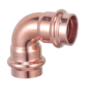 China 90 Degree Short Radius Elbow Copper Press Fitting Match Rigid And Milwauke 1/2 To 4 ASTM on sale