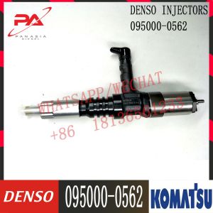 Genuine Common Rail Injector 095000-0562 For KOMATSU 6218-11-3101 6218-11-3102