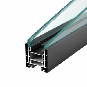 China Durability and Energy Efficiency Combined Glass Curtain Wall with Heat Insulation on sale