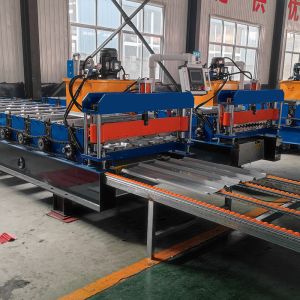 Roofing Sheet Roll Forming Machine for 0.2-0.8mm PPGI and GI Material Thickness