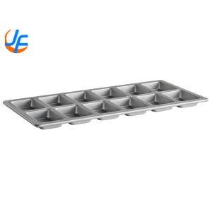China RK Bakeware China Foodservice NSF 12 Compartment Pullman Aluminum Loaf Pans Mini Bread Loaf Pan Bread Tin on sale