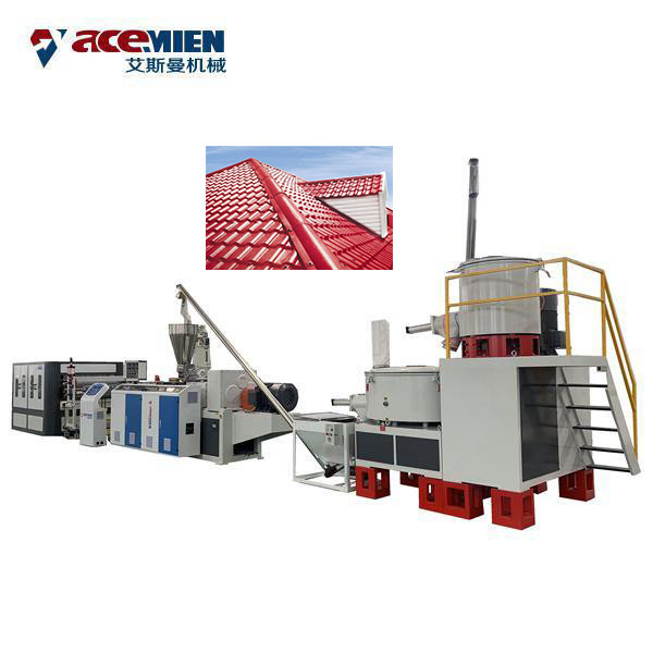 Quality 2 Layer UPVC PVC 165kw 880mm Roofing Sheet Making Machine wholesale