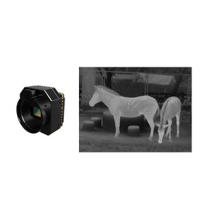Uncooled Infrared Thermal Security Camera Module With Multiple Lenses