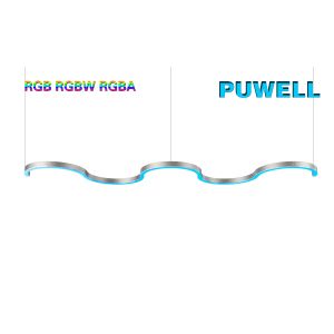 Rain Proof DC24V 7500lm Suspended Linear Pendant Lighting