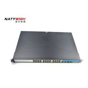 360W 26 Port Power Over Ethernet POE Switch For New Construction Equipment