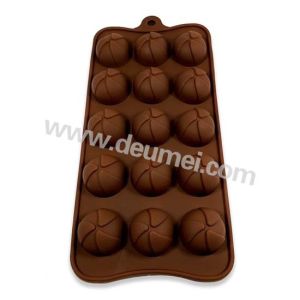 OEM Factory Direct Sale Silicone Sphere with Fan Design Chocolate Mold
